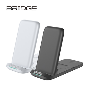 iBRIDGE Folding 3-in-1 Wireless Charger - Black