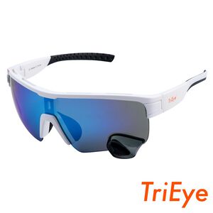 TriEye Cycling Glasses with Mirror Std. TE-S00201M Black(M)