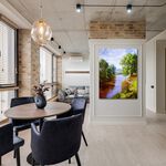 【御畫房】盛夏風光 國家一級畫師手繪油畫60×90cm(VF-97), , large