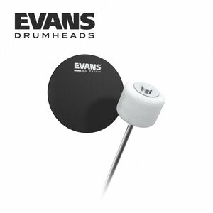 EVANS EQPB1 EQPB2 單/雙踏板 大鼓黑色墊片【敦煌樂器】