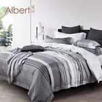 Albert家居《無印》天絲萊賽爾纖維床包兩用被組-加大6尺(吸濕排汗/40支200織), , large