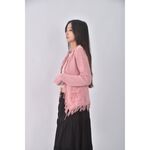 (S) kookai羊毛開衫粉色外套二手衣, , large