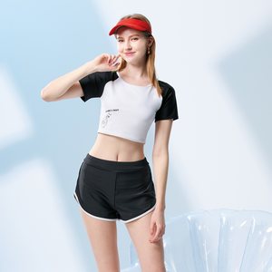 MONINA MIT short two-piece swimsuit White-L