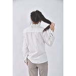 (M) kinloch anderson質感西裝格紋白色長袖上衣二手衣, , large