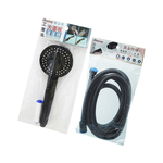 工業風大面板蓮蓬頭x1+水管-200cmx1, , large