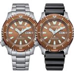 CITIZEN 星辰 PROMASTER 鋼鐵河豚復刻機械錶 附贈橡膠錶帶 NY0164-65X, , large
