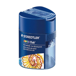 【STAEDTLER 施德樓】三角 雙孔 色鉛筆專用 筆刨 削筆器 削筆機 /個 MS512128, , large