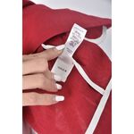 (S) mercci22亞麻排扣紅色外套二手衣, , large