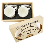 Classic Cup and Saucer Wooden Box Set, , large