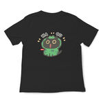 JZ TEE Black Cat & Frog-WA OU Graphic Tee, , large