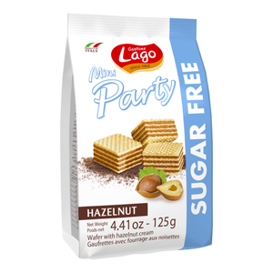 義大利Lago榛果威化夾心酥-無添加糖