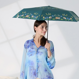 【boy】 Sun Shade Mini Umbrella-Raccoon Family