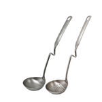 KIYODO 304不鏽鋼可掛式湯杓X1+漏杓X1, , large