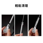 304不鏽鋼 吸管勺 環保吸管 過濾吸管勺 不鏽鋼吸管【Ho覓好物】304不銹鋼 勺子 咖啡攪拌勺 YHX2160, , large