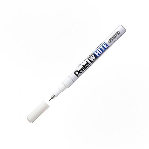 【 Pentel 飛龍 】白色油漆筆 極細字 0.5mm /支 X100W-F