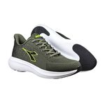DIADORA迪亞多那 獵鷹輕量慢跑鞋 男運動鞋 男鞋 台灣製造 時尚 飛織 透氣 吸震 減壓 抗菌 除臭 止滑 灰 綠, , large
