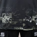 KINGO-大尺碼-排汗 圓領T-黑-413608, , large