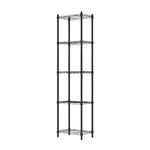 【Y HOUSE】45x30x180cm Lightweight Five-layer Iron Rack Iron Rack - Painted Black, , large