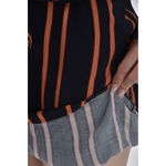 (S) cotton on條紋黑色綁帶洋裝二手衣, , large