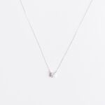 【真鑽項鍊】A'jane 18K白金 白金星願 鑽石項鍊 A032503-001, , large