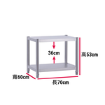【誠宜居家】《洗碗機》寬60x長70cm【無圍欄/三面圍欄】不鏽鋼(二/三/四/五層置物架)-收納櫃 置物櫃 廚房架  儲物架 落地架, , large