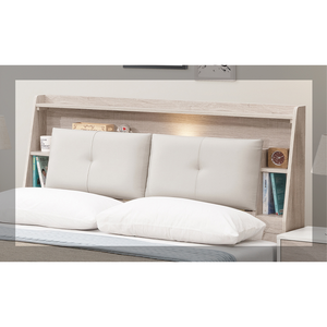 【唯熙傢俱】紀薇橡木色5尺床頭箱