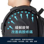 JFT 減壓背帶｜雙肩後背包專用｜雙肩帶緩震墊舒適肩背體驗│專業減壓抗疲勞設計，提升日常舒適度, , large