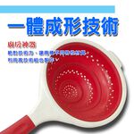 金德恩 GS MALL 台灣製造 蔬菜水果瀝水濾水瓢 洗菜藍 蔬菜瀝水 圓形瓢 三層瓢 瀝網孔 濾水瓢 瀝水瓢 水瓢, , large