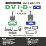 ATake DVI-D to VGA轉接線, , large