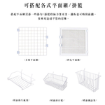 【Y HOUSE】 Floor-standing kitchen rack, table rack, storage rack (2 sets of 60-80cm high table iron pipes) - White, , large