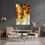 【御畫房】玫瑰花 國家一級畫師手繪油畫60×90cm(VF-190), , large