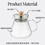 【GlassKing】台灣製造 GK-837 福至開運耐熱壺《1000ml 》耐熱直火壺 耐熱玻璃壺 泡茶壺 咖啡壺 開水壺 養生壺 分享壺, , large