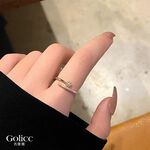 【Gulicc 】古莉可 戒子 韓版微鑲鋯石戒子, , large