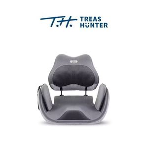 【Leo手機周邊專賣店】TreasHunter Slimmer追夯特 翹臀按摩坐墊 / 素雅灰