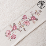 【SOLO Vintage】LCW Home 50x80cm Flower Embroidery Towel 100% Cotton Super Absorbent Made in Turkey, , large