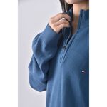 (XL) tommy hilfiger質感高領藍色長袖上衣二手衣, , large