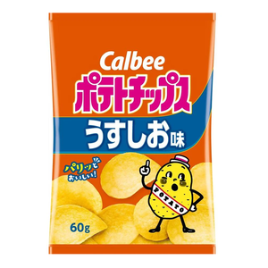 Salted potato chips