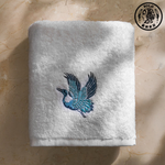 【SOLO歐洲家居】LCW Home 土耳其製 50x80cm 藍鶴繡花純棉毛巾 100%純棉 超吸水, , large