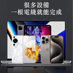 2入組 糖果磁吸Type-C to Type-C 認證240W藍色快充電線1M, , large