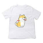 JZ TEE Shiba Inu & Cat - Don't Touch Me Graphic Tee, , large