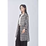 (L) ob style質感格紋灰色外套二手衣, , large