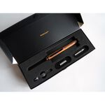 GeckoDesign 和諧之筆(紫光檀) x 默契墨水瓶(圓) 手工製文具組, , large