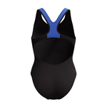 [秉宸] SPEEDO Placement 女 運動連身泳裝 黑/粉紫/天空藍 SD800440410209, , large