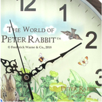 【世豐】Peter Rabbit比得兔時鐘-比得兔與班傑明(咖啡色), , large