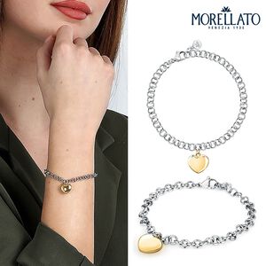【快速出貨】MORELLATO TALISMANI系列 不鏽鋼 愛心手鍊 SAVZ10
