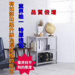 【誠宜居家】90x40x80公分【 特厚款鋼板加粗加厚80%】(三層不鏽鋼置物架)-加強底部橫梁 收納架 不鏽鋼置物架 不銹鋼置物架 廚房不銹鋼置物架 置物架 家電架 廚房架 架子, , large