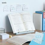 【龍品文創】SONIC  輕巧六段閱讀學習架 SP-8311｜A4/13吋平板適用-B 專注藍-1個 日本公司貨, , large