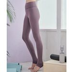 YOGA FLOW Hedy Pants - 簡單俐落長褲 - 煙燻紫 Brownish Purple, , large