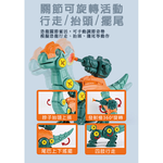 【啾愛你】益智電鑽射擊恐龍(3入基本戰團版附電鑽十字起), , large