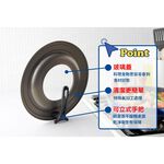 日本Arnest bellfina可立式玻璃鍋蓋-28cm(日本製、24-28cm鍋子適用鍋蓋), , large